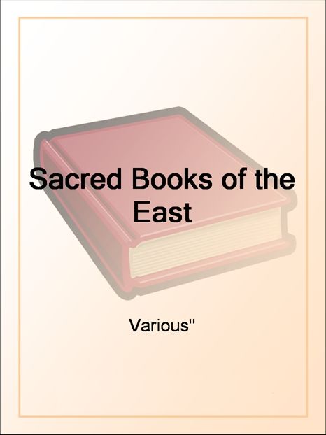 Sacred Books of the East