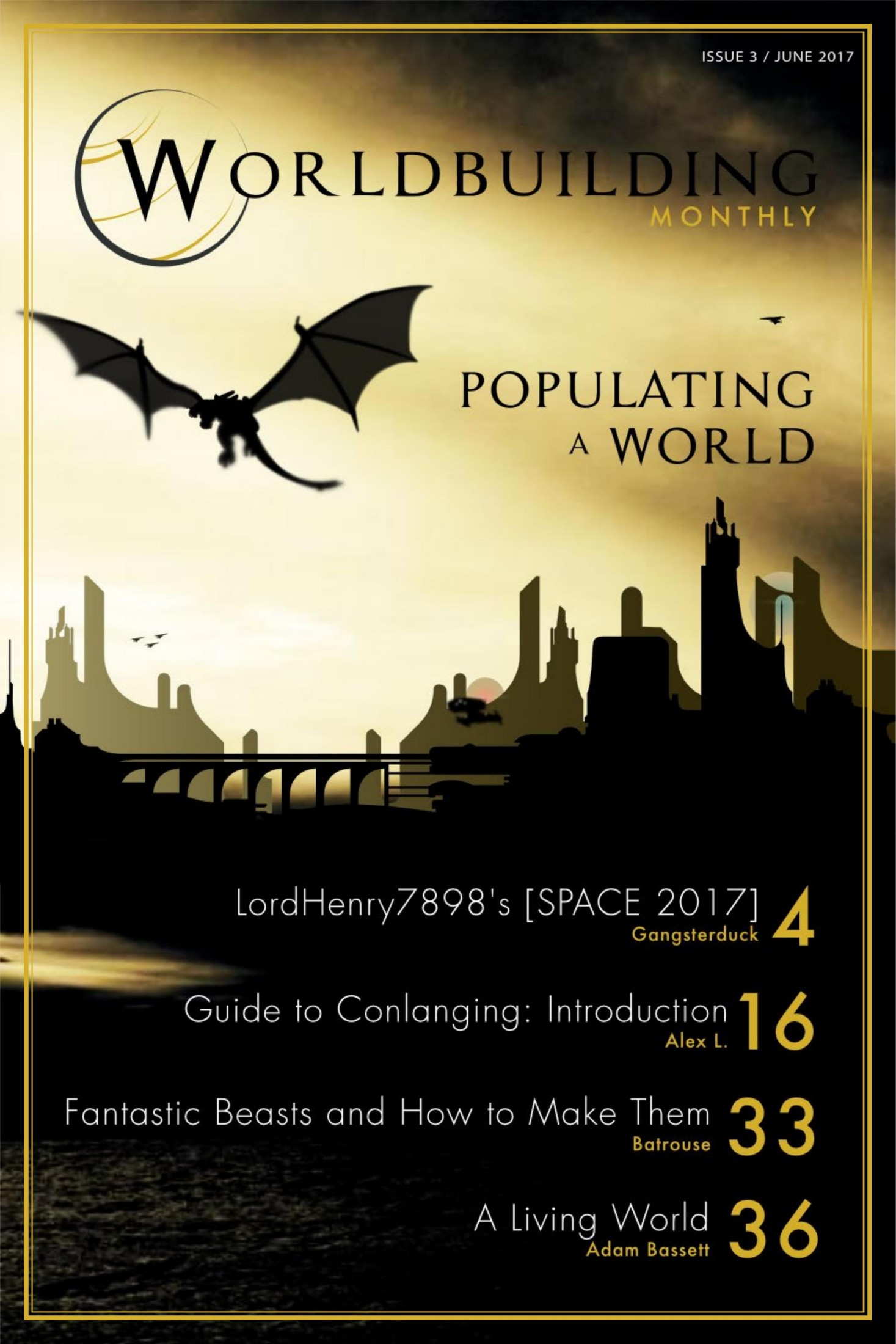 Populating a World — Worldbuilding Monthly 1-3