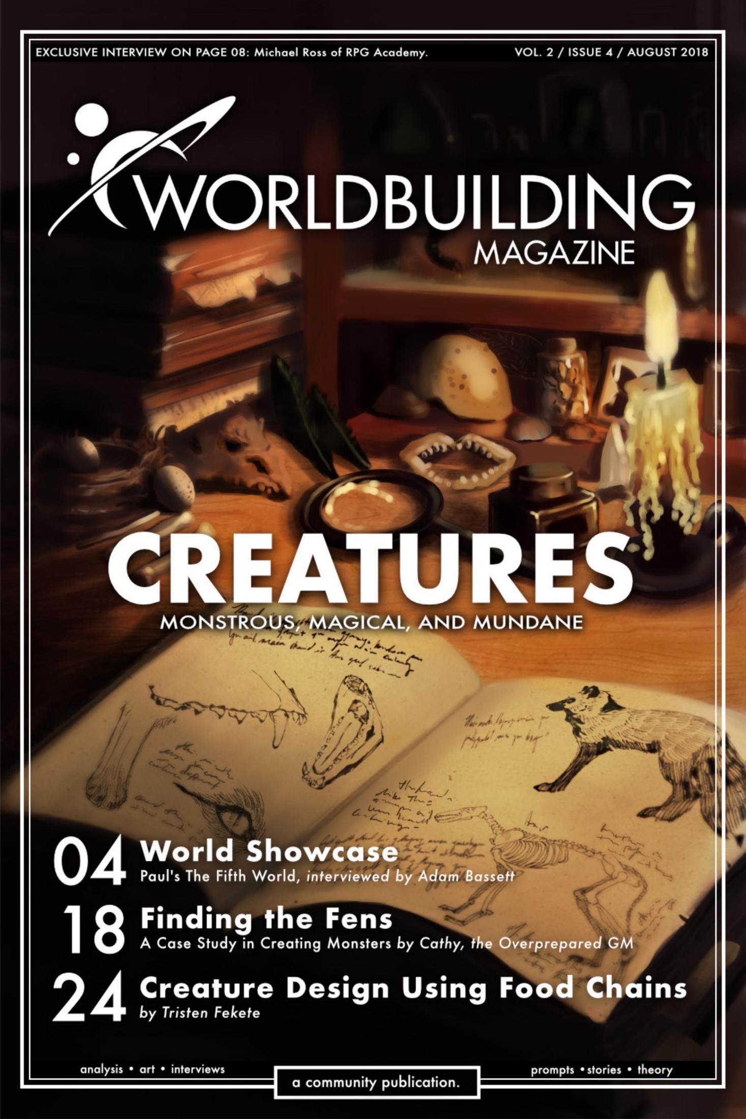 Creatures: Monstrous, Magical, and Mundane — Worldbuilding Magazine 2-4