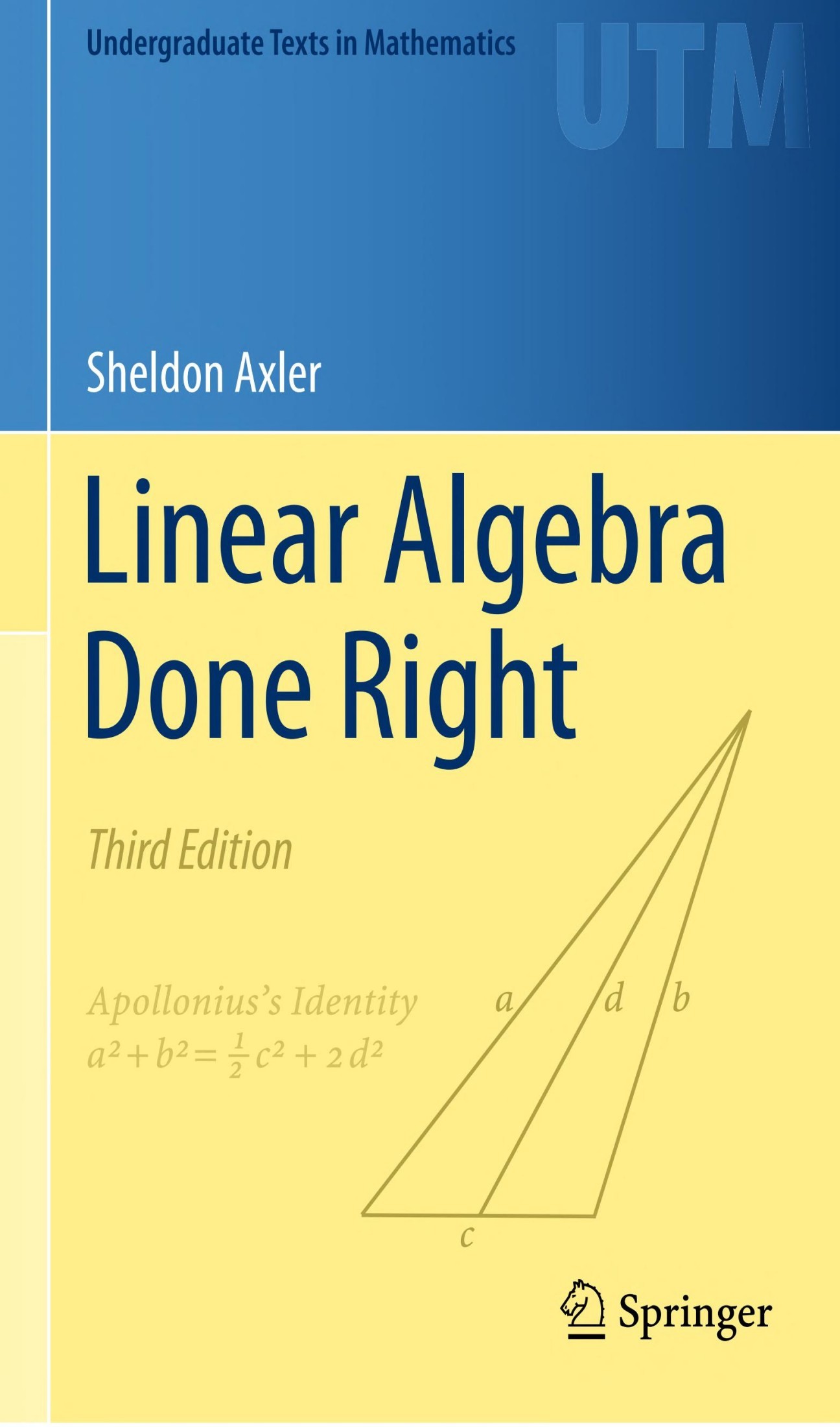 Linear Algebra Done Right