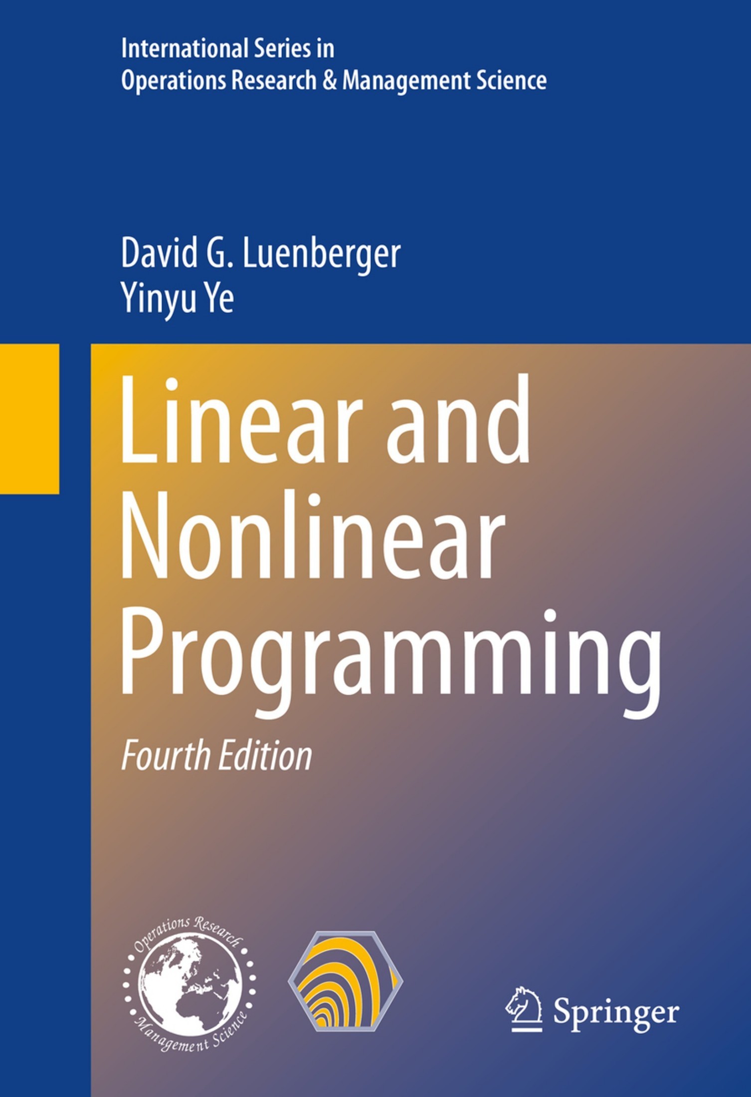 Linear and Nonlinear Programming [4e]
