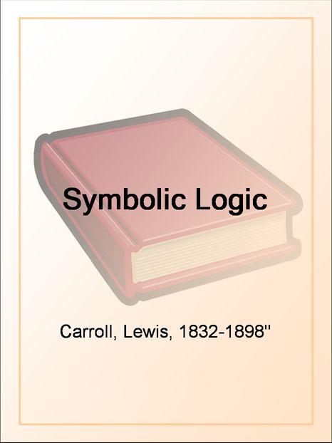 Symbolic Logic
