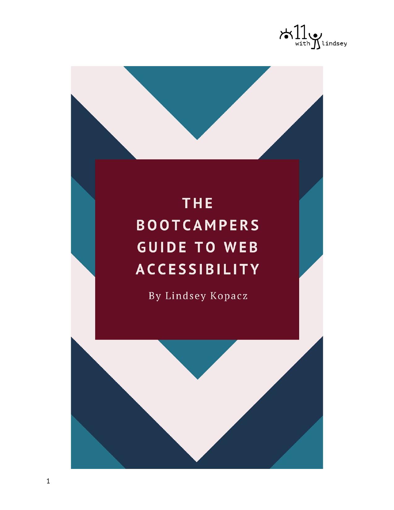 The Bootcamper's Guide to Web Accessibility
