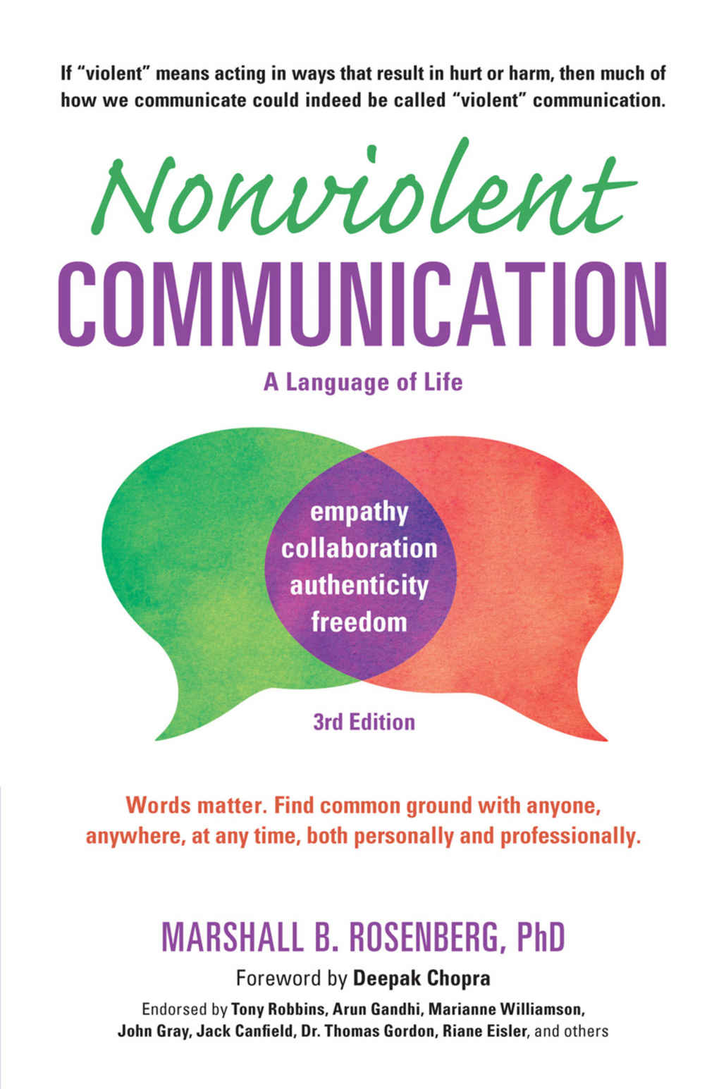 Nonviolent Communication: A Language of Life: Life-Changing Tools for Healthy Relationships