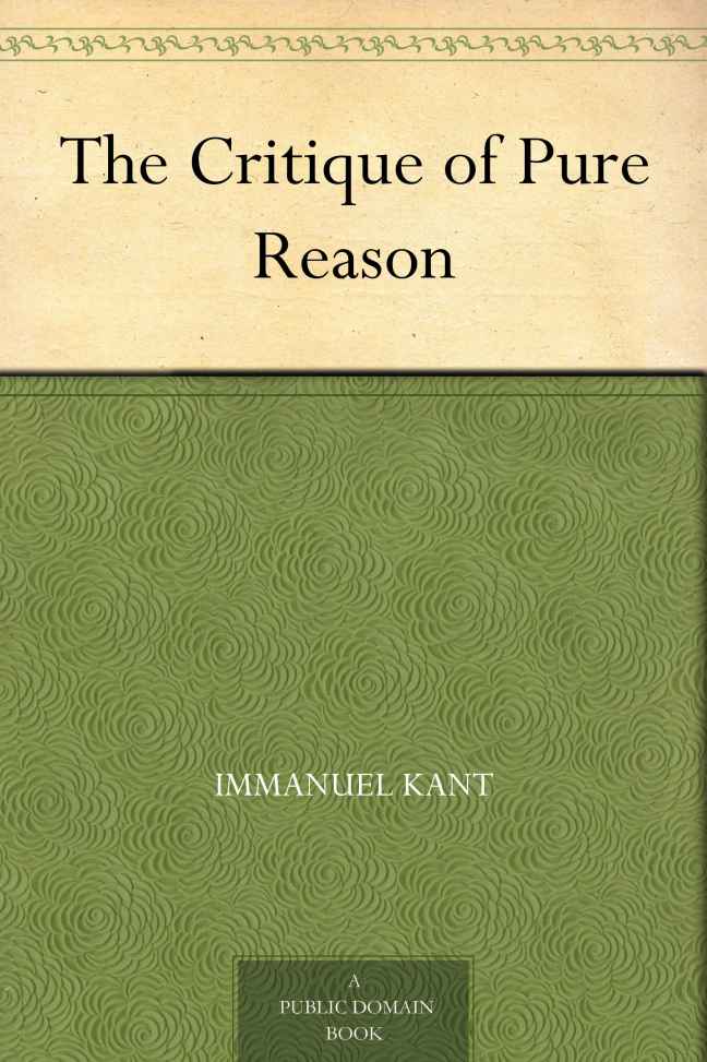 The Critique of Pure Reason